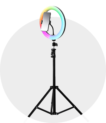 Studio selfie light stand big sale w